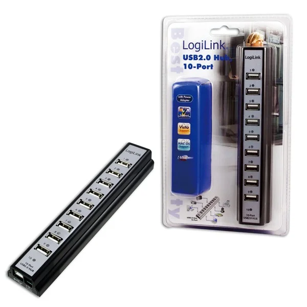 Hub Usb2.0 10 Portas