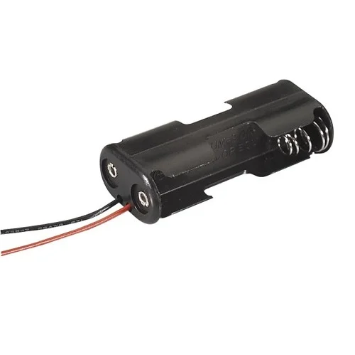 Bater&iacute;as de 2xAA Con Cables Negros