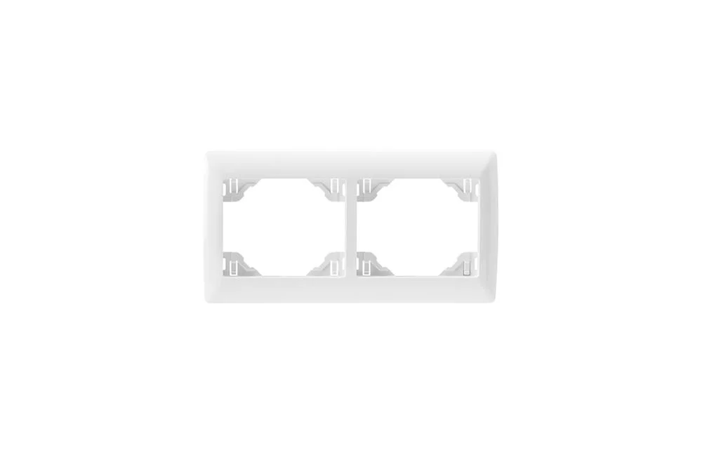 Espelho Duplo Horizontal Branco