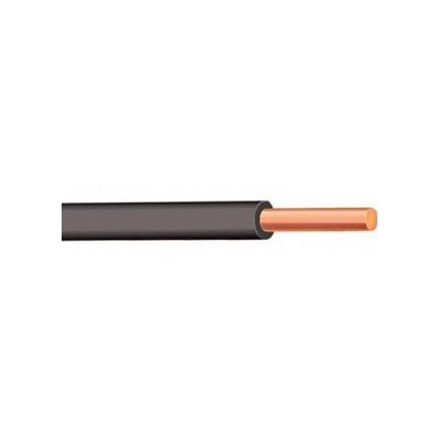 Cabo Eletrico 2.5mm Unifilar Preto