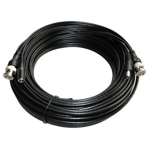 Cabo Combinado Rg59 + Dc - Conector Bnc - 30 Metros - V&iacute;deo - Alimenta&ccedil;&atilde;o - M&iacute;nima Perda