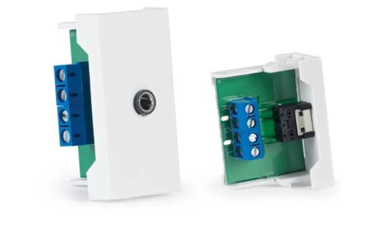 Painel De Conexao Jack 3.5Mm Femea Stereo