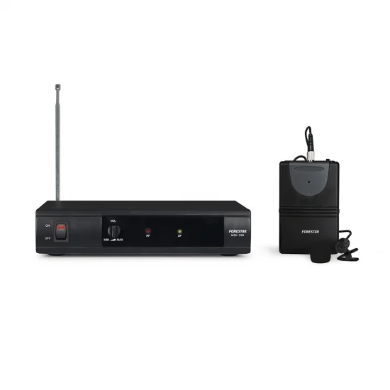 Sistema De Microfone Vhf 174 A 194mhz