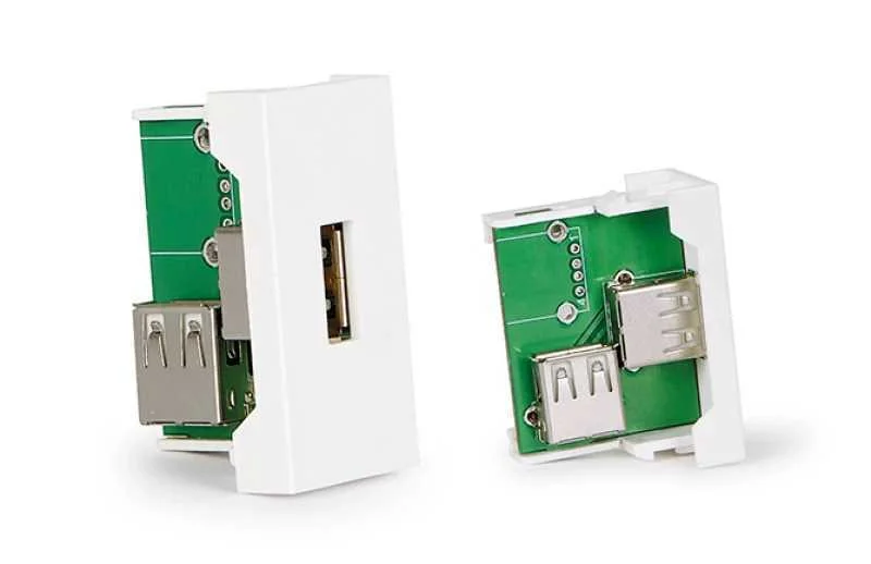 Conector Usb a Hembra para Conexi&oacute;n Panel 1/2