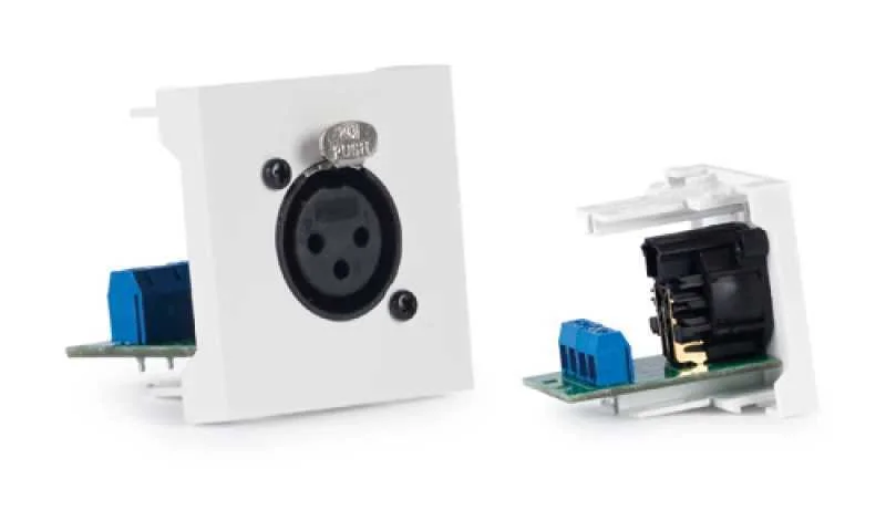 Conector Xlr 3 Pinos F&ecirc;mea P/ 1 Painel Liga&ccedil;&atilde;o - F