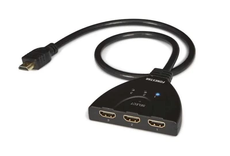 Seletor Hdmi 3 X 1 1080p@60hz 1.3b - Fonestar