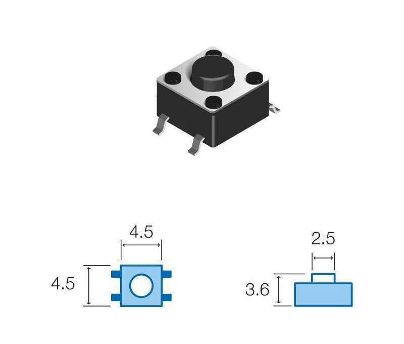 Pulsador de Tacto Smd