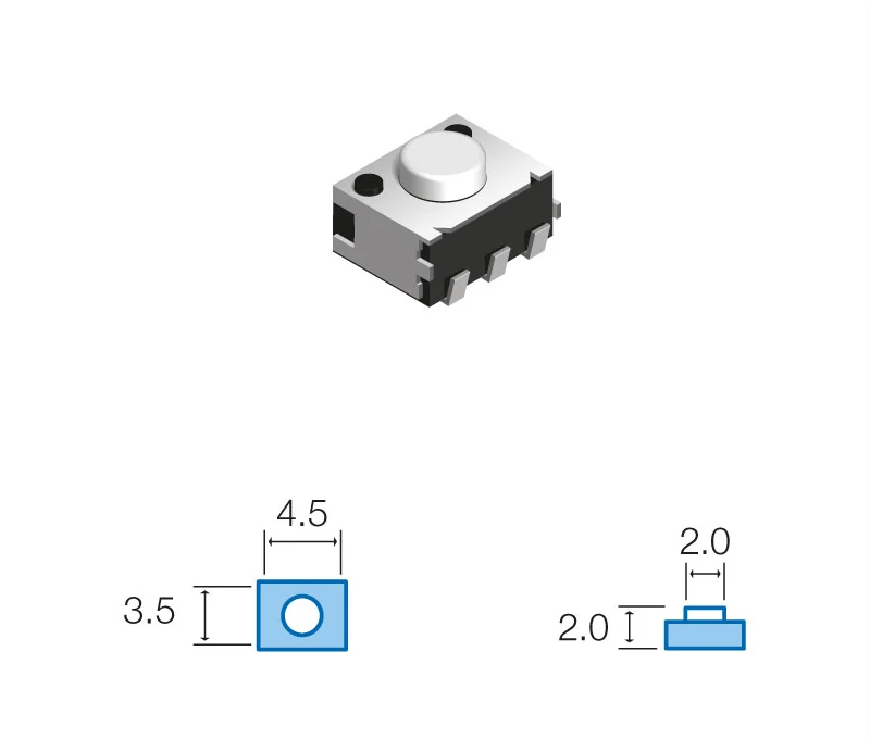 Pulsador de Tacto Smd