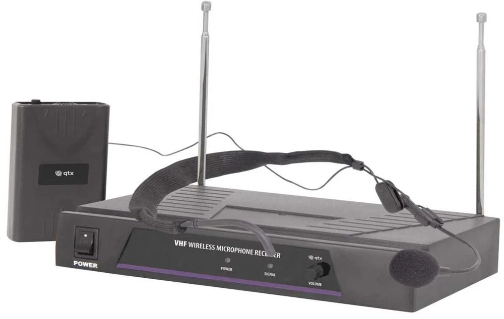 Sistema de Microfone Sem Fios Vhf 174.5mhz