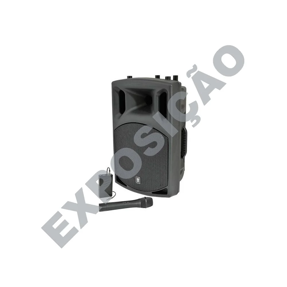 Coluna Ativa 12" 400w com Recetor Vhf