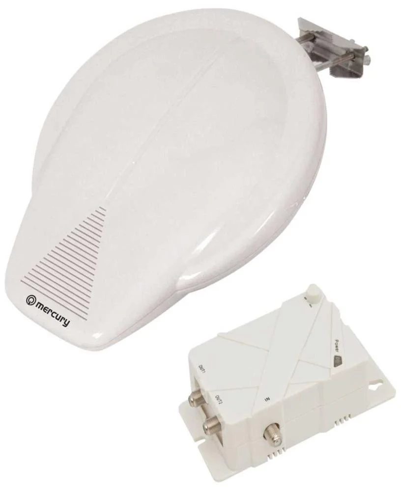 Antena Amplificada Exterior para Caravanas/Barcos