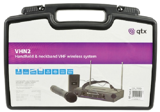 Vhf Handheld + Neckband Wireless System 173.8 + 174.8mhz