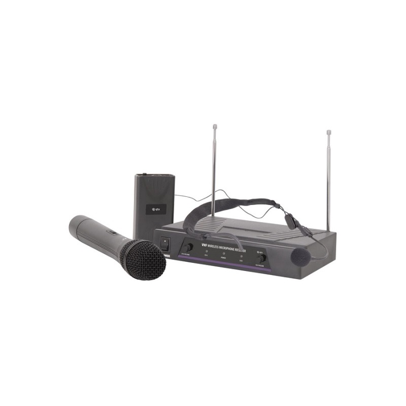 Vhf Handheld + Neckband Wireless System 173.8 + 174.8mhz
