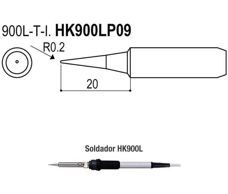 Ponteira Substituicao para Soldador 900l-T-I
