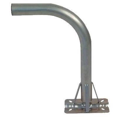 Suporte De Parede/Mastro 50Mm Galvanizado