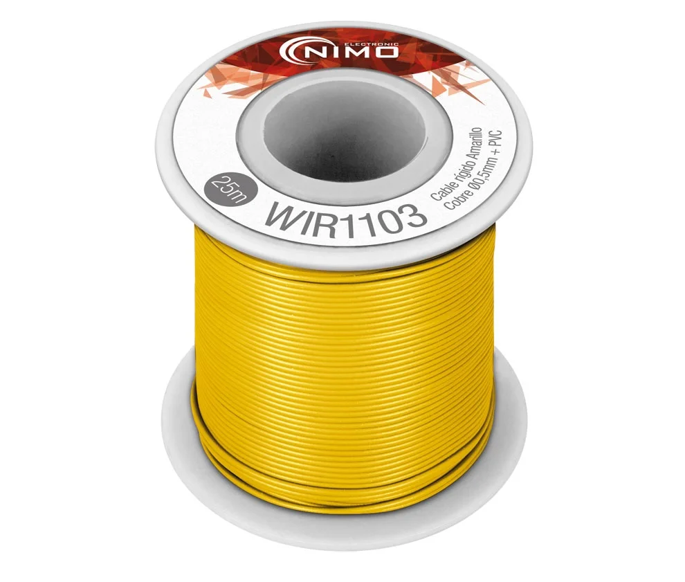 Bobine Fio Rigido Cobre 0,5mm P/ Montagens 25m
