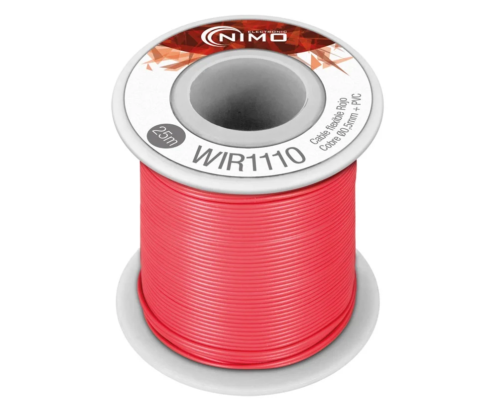 Bobine Fio Flexivel Cobre 0,5mm P/ Montagens 25m