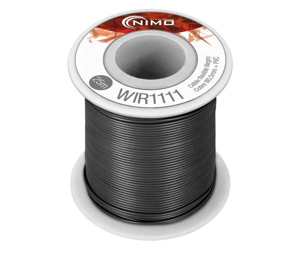 Bobine Fio Flexivel Cobre 0,5mm P/ Montagens 25m