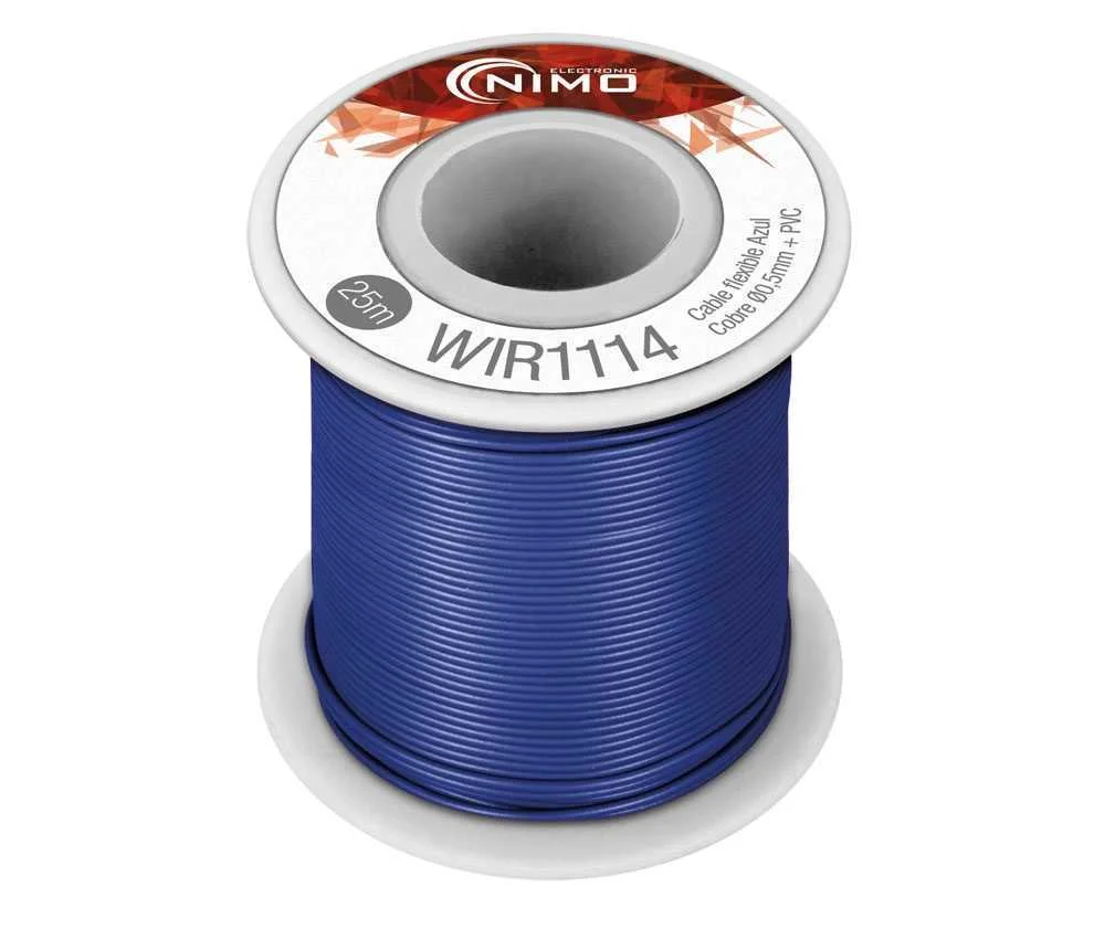 Bobine Fio Flexivel Cobre 0,5mm P/ Montagens 25m