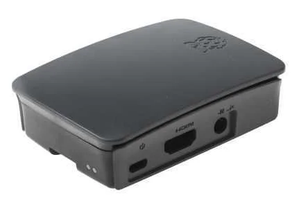 Caja Oficial para Raspberry Pi 3,  Negro, Gris