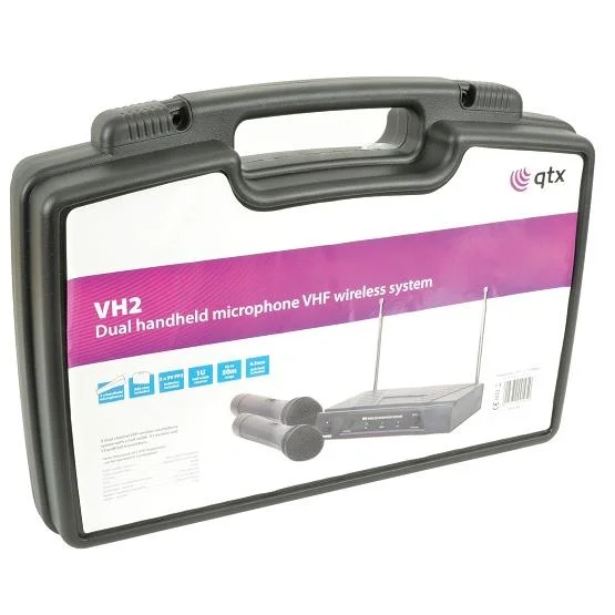 Sistema de Micr&oacute;fono Inal&aacute;mbrico Dual Vhf 174.1 1.