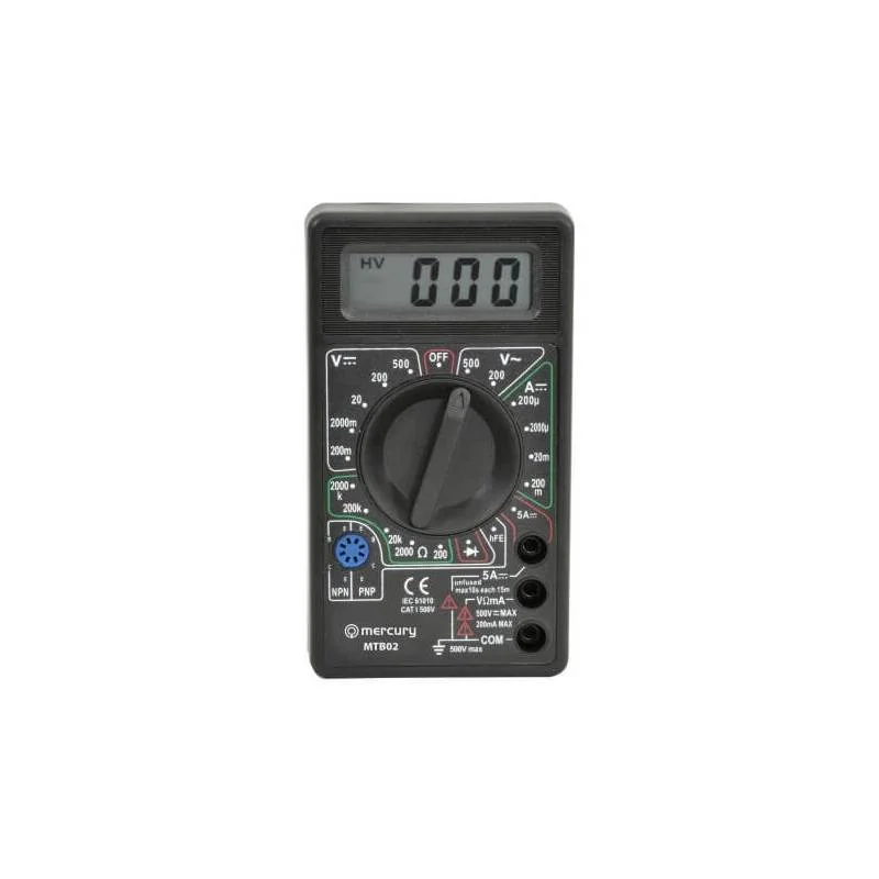 Mult&iacute;metro Digital Ac-Dc 500v