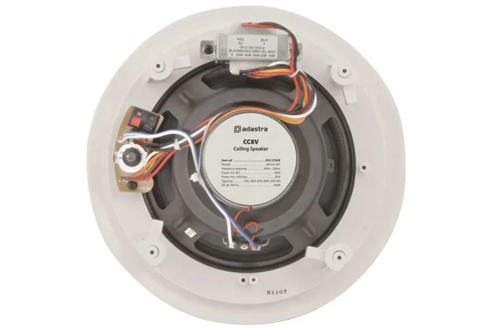 Columna de Techo 8 "2 Copias Series Blancas Cc