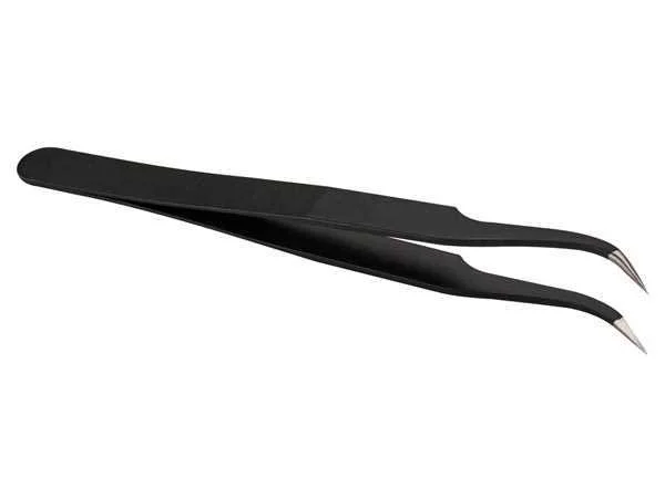 Pin&ccedil;as Ponta Curva Anti Estaticas 12.2cm