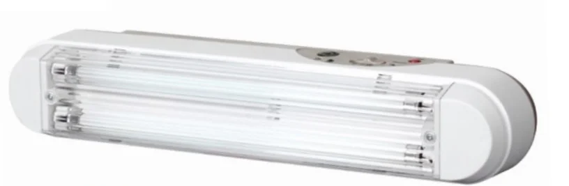 Armadura de Emergencia 2x8w - Bater&iacute;a No Incluida