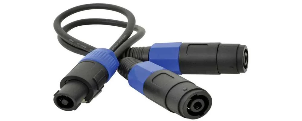 Cabo Speakon para 2x Speakon 0.3m