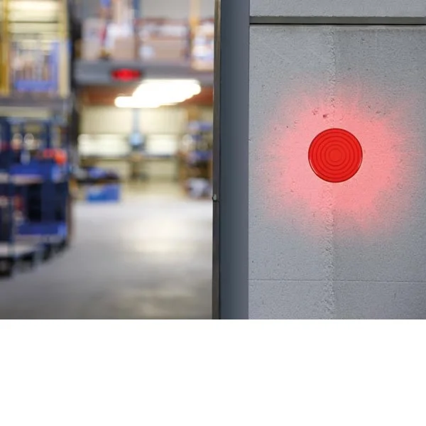 Luz LED Intermitente - Vermelho - 12 Vdc - &Oslash; 100 Mm