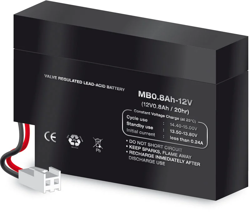 Bater&iacute;a Plomo 12,0v/0,8ah