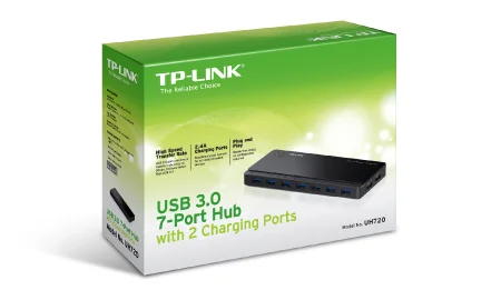 Hub Tp-Link 7-Port Usb 3.0 C/ Alimenta&ccedil;&atilde;o