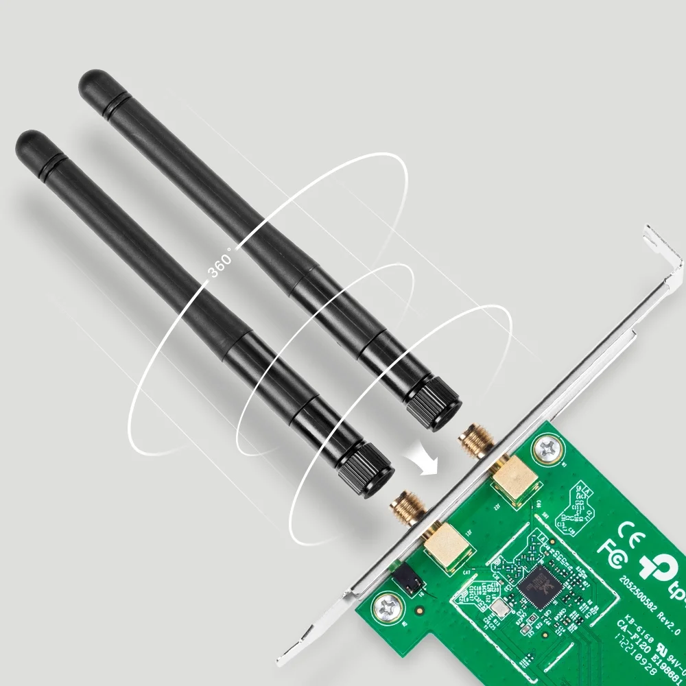 Tp-Link N300 Wifi Pci-E Adapter (Tl-Wn881nd)