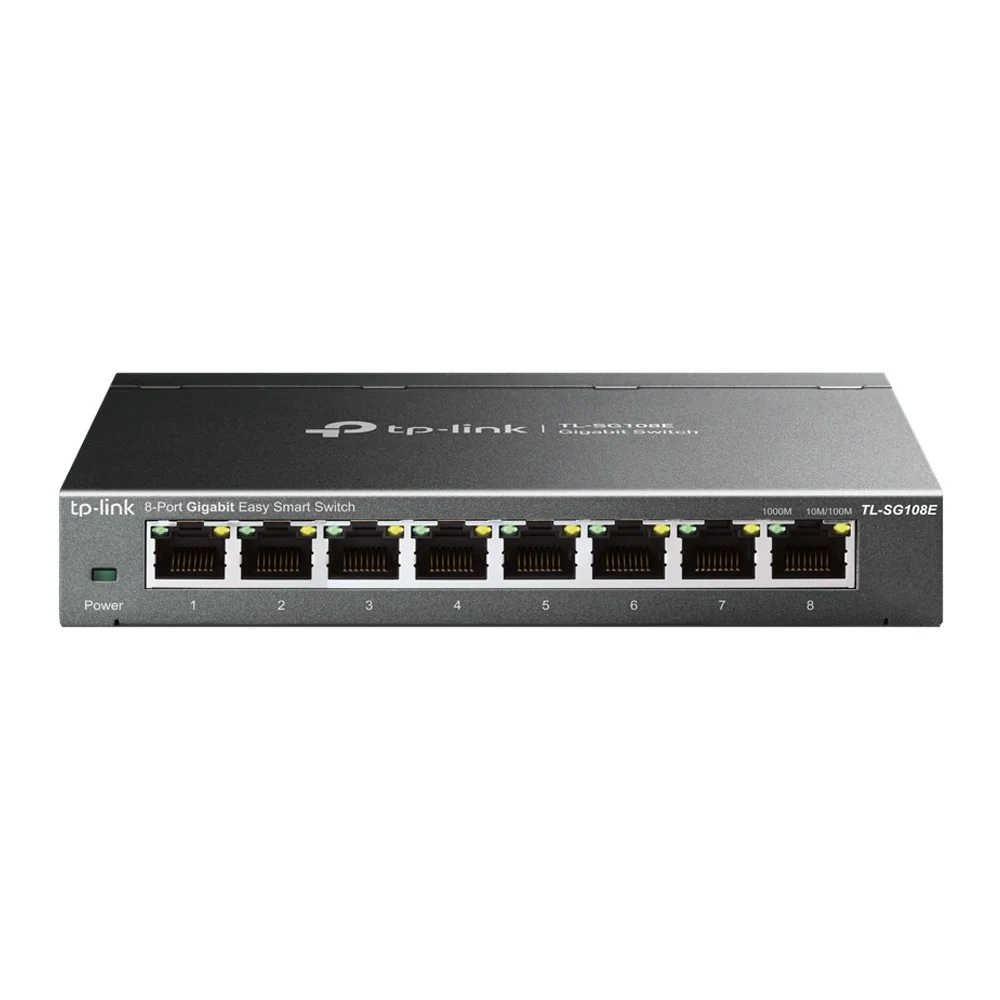 Tp-Link Switch 8 Ports Easy Smart Gigabit