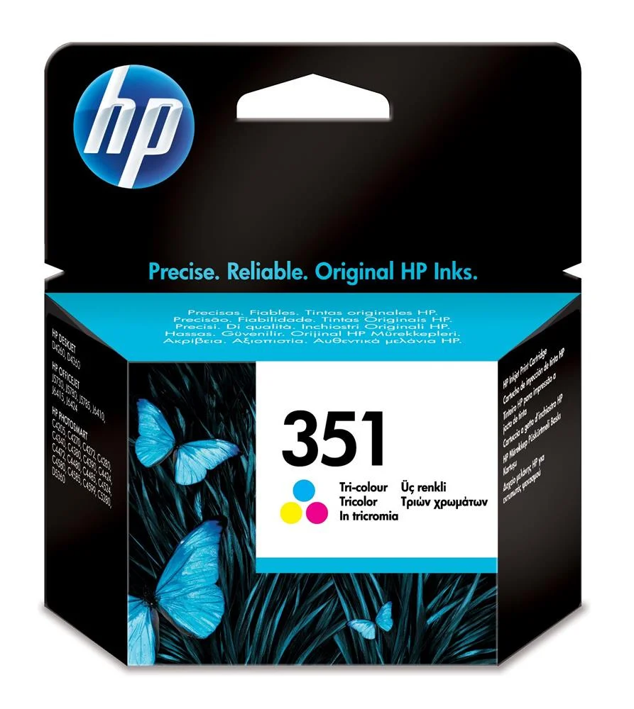 Hp Ink Cart. Cb337ee No.351 Officejet D4260/J5780/J5785 Colour