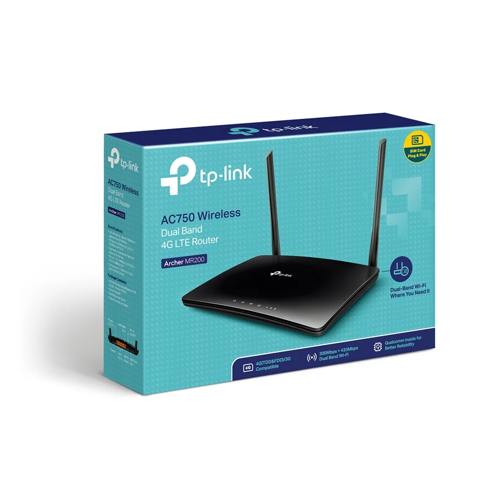 Tp-Link Tplink Wlan-Router Wlanrouter Archer Mr200 (Archer Mr200)