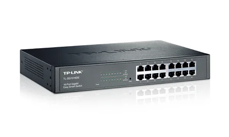 Switch Tp-Link Tl-Sg1016de 16 Portas Gigabit Smart Managed Rack Mountable