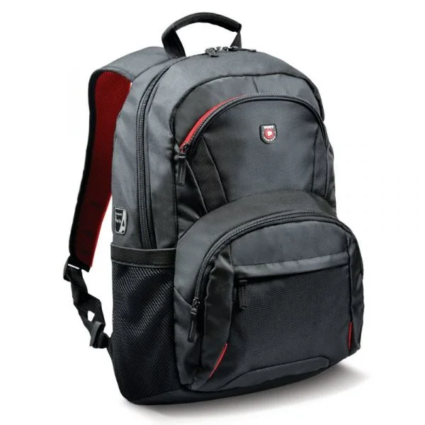 Port Mochila Houston Black/Red 17