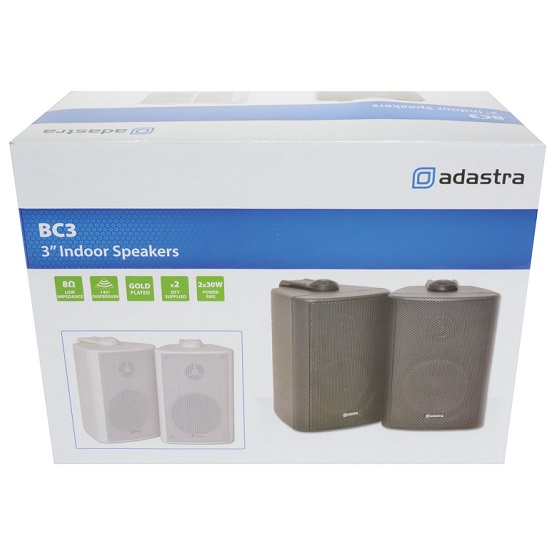 Conjunto 2 Colunas 3" 60w Stereo Serie Bc Preto