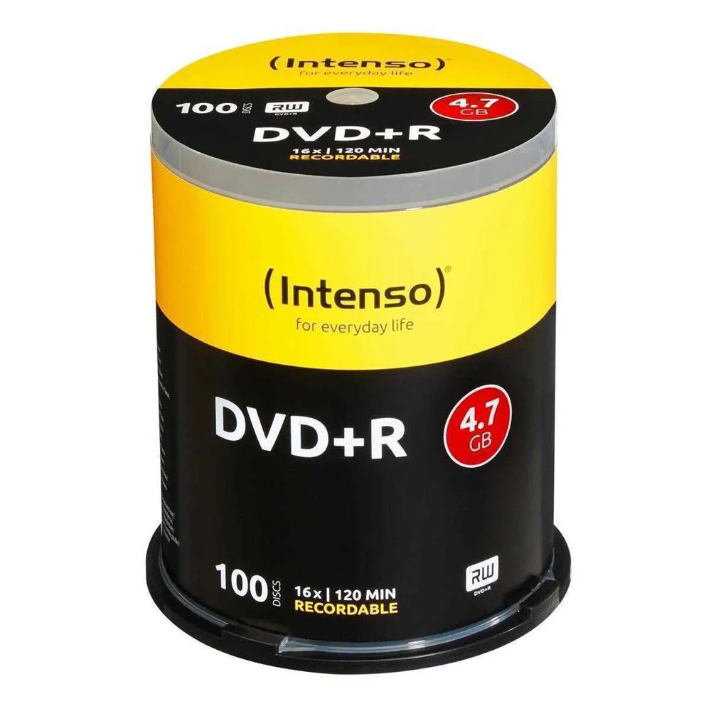 Intenso Dvd+R 4.7gb 16x 100 Unid(S)