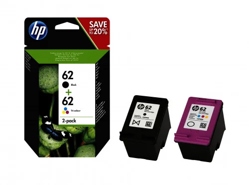 Cartucho de Tinta Original Hp 62 Negro Tricolor