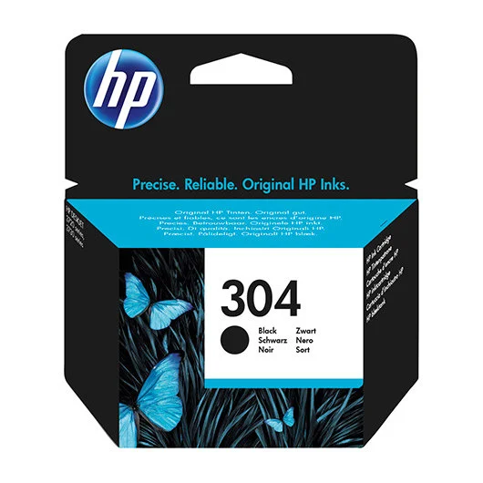 Hp Cartucho de Tinta Original 304 Negro