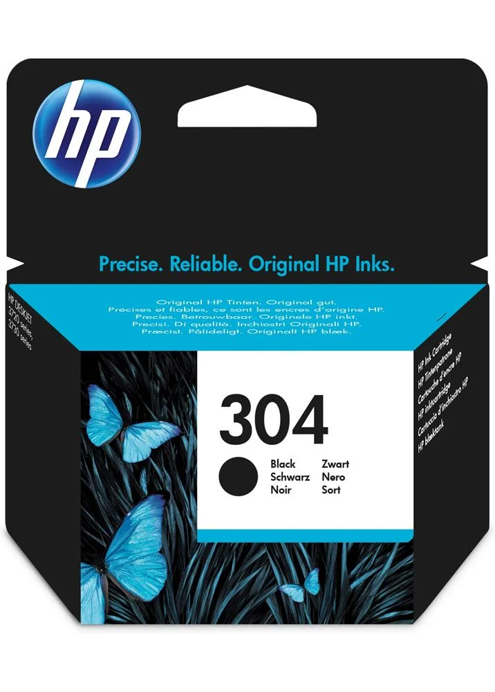 Hp Cartucho de Tinta Original 304 Negro