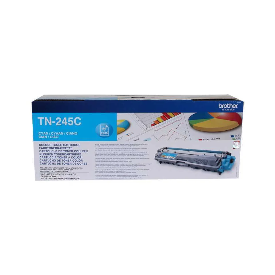 Brother Toner Tn-245c F?r Hl-3140cw/-3150cdw/-3170cdw Mfc-9140cdn/-9330cdw/-9340cdw/ Dcp-9020cdw Cya