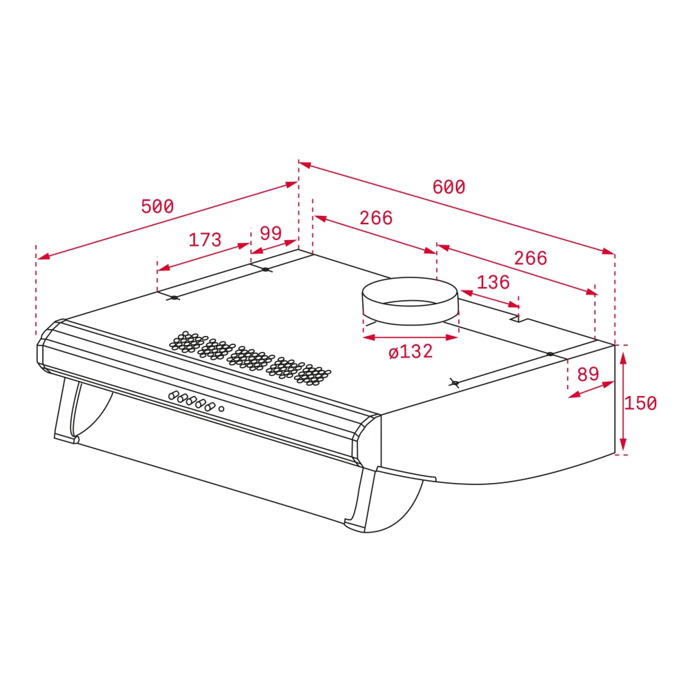 Exaustor Teka C 6420 Inox 60cm Classe e