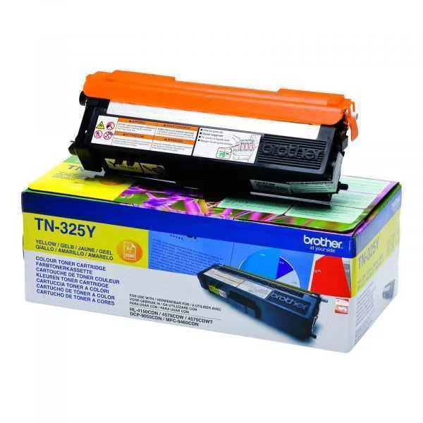 Brother Toner Tn-325y F?rhl-4150cdn/4570cdw/4570cdwt/ Mfc-9970cdw Yellow