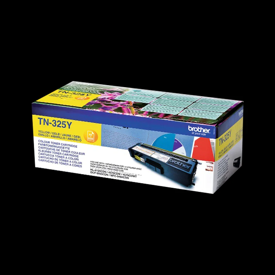 Brother Toner Tn-325y F?rhl-4150cdn/4570cdw/4570cdwt/ Mfc-9970cdw Yellow