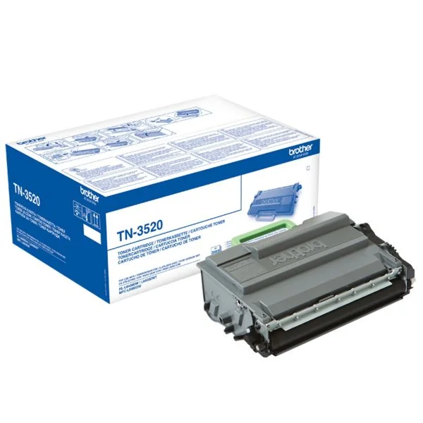 T&oacute;ner Original Brother Tn3520 Preto