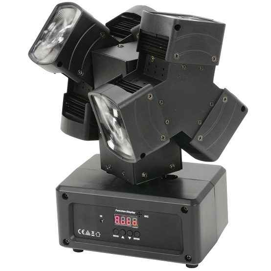 Projetor Efeitos Moonflower 5 Lentes Led C/strobe